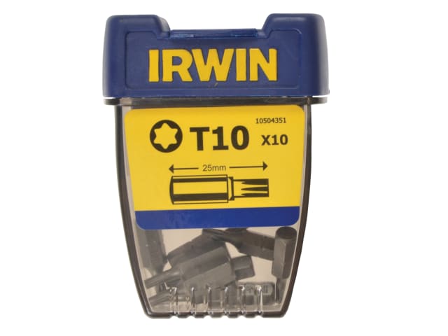Screwdriver Bits TORX TX10 x 25mm (Pack 10) IRW10504351 - Image 2