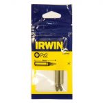 Screwdriver Bits Pozi PZ2 50mm (Pack 2) IRW10504401