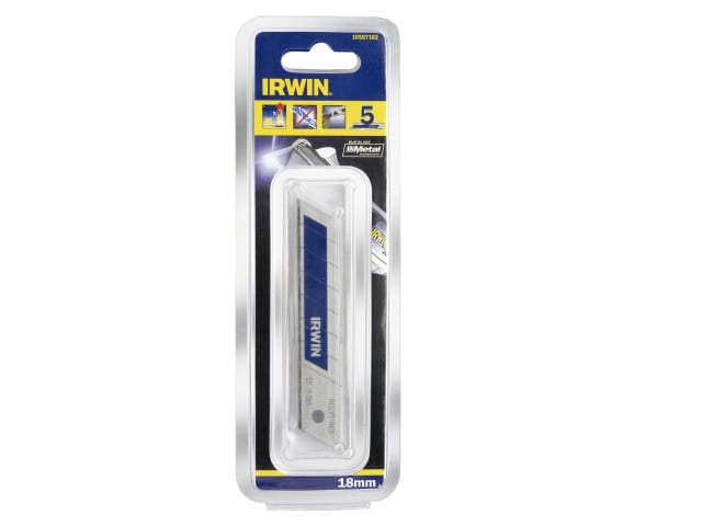 Bi-Metal Blue Snap-Off Blades (Pack 5) IRW10507102 - Image 2
