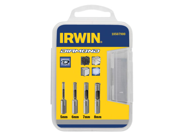 Diamond Drill Bit Set 4 Piece 5-8mm IRW10507900