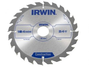 Construction Circular Saw Blade 184 x 30mm x 24T ATB IRW1897197
