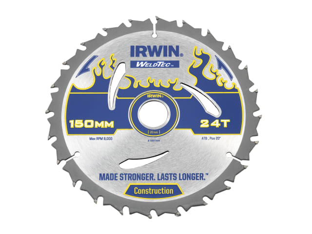Weldtec Circular Saw Blade 150 x 20mm x 24T ATB IRW1897349