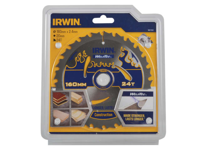 Weldtec Circular Saw Blade 160 x 20mm x 24T ATB IRW1897362 - Image 2