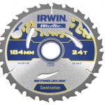 Weldtec Circular Saw Blade 184 x 30mm x 24T ATB IRW1897368