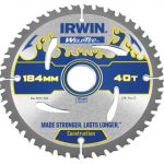 Weldtec Circular Saw Blade 184 x 30mm x 40T ATB IRW1897370
