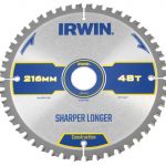 Construction Mitre Circular Saw Blade 216 x 30mm x 48T ATB/Neg IRW1897396