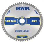 Construction Mitre Circular Saw Blade 254 x 30mm x 60T ATB/Neg IRW1897429
