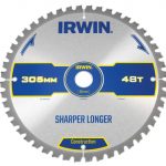 Construction Mitre Circular Saw Blade 305 x 30mm x 48T ATB/Neg IRW1897434