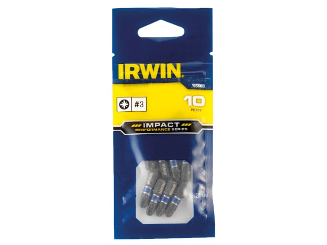Impact Screwdriver Bits Pozi PZ3 25mm (Pack 10) IRW1923360 - Image 3