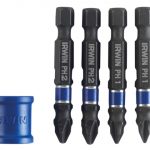 Phillips/Pozidriv Impact Magnetic Screwdriver Bit Set -  5 Piece IRW1923416