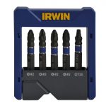 Phillips/Pozi/TORX Impact Screwdriver Pocket Bit Set -  5 Piece IRW1923433