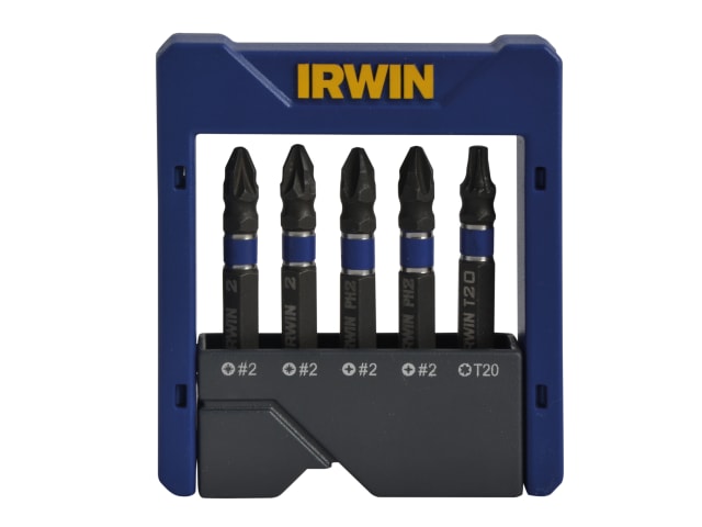 Phillips/Pozi/TORX Impact Screwdriver Pocket Bit Set - 5 Piece IRW1923433