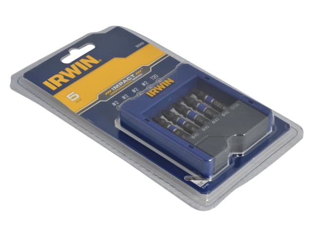 Phillips/Pozi/TORX Impact Screwdriver Pocket Bit Set - 5 Piece IRW1923433 - Image 2