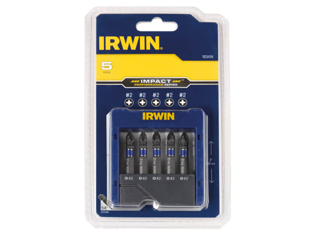 Phillips Impact Screwdriver Pocket Bit Set - 5 Piece IRW1923434 - Image 2