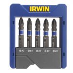 Pozidriv Impact Screwdriver Pocket Bit Set -  5 Piece IRW1923435