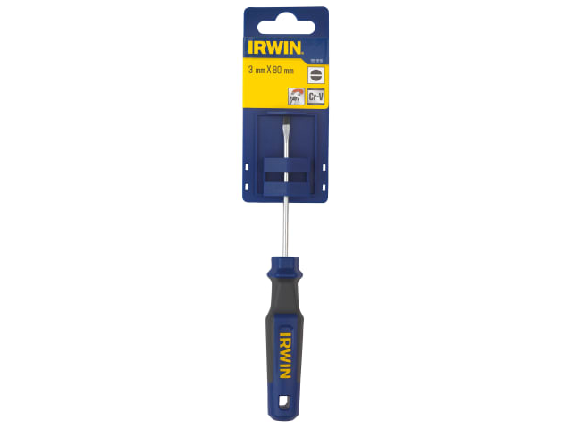 Pro Comfort Screwdriver Flared Slotted Tip 3mm x 80mm IRW1951818 - Image 2