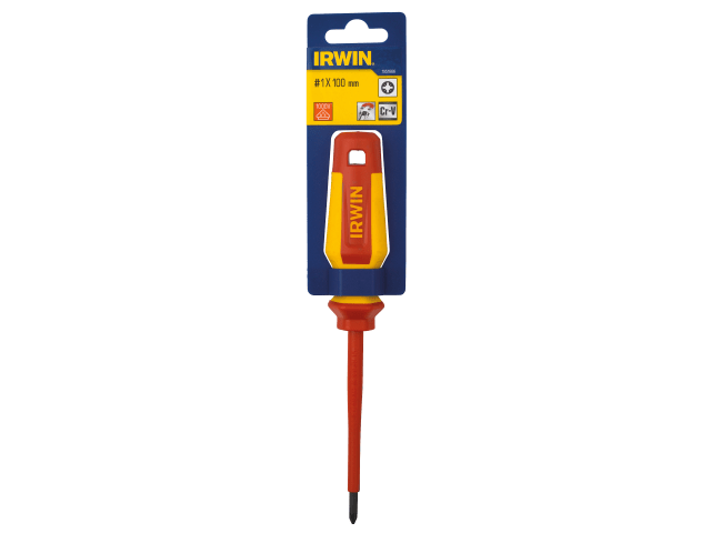 VDE Pro Comfort Screwdriver Pozi Tip PZ1 x 100mm IRW1951866 - Image 2
