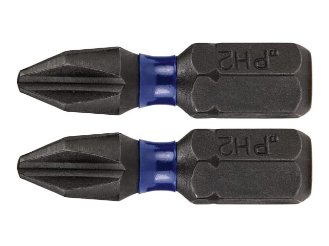 Impact Pro Performance Screwdriver Bits PH2 25mm (Pack 2) IRWIW6061302 - Image 2