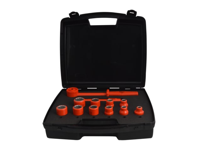 Insulated Socket Set of 12 1/2in Drive ITL03100