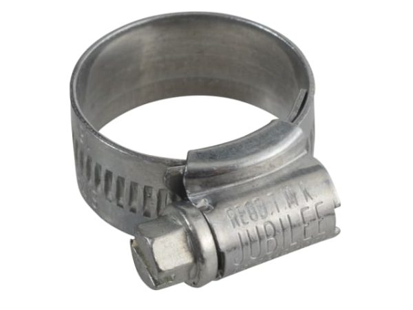 0X Zinc Protected Hose Clip 18 - 25mm (3/4 - 1in) JUB0X