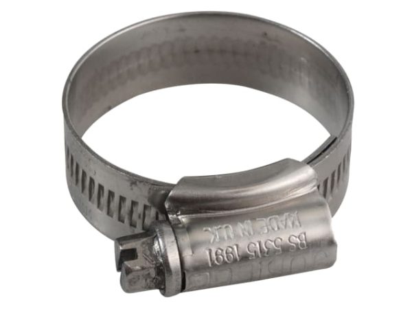 1 Stainless Steel Hose Clip 25 - 35mm (1 - 1.3/8in) JUB1SS