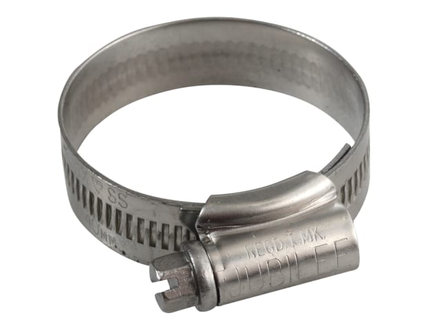 1X Stainless Steel Hose Clip 30 - 40mm (1.1/8 - 1.5/8in) JUB1XSS