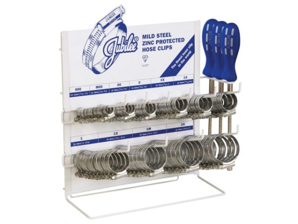 Clip Dispenser (100) + 3 Flex Drivers JUBCD100FL3