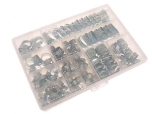Workshop Pack 143 Assorted Hose Clips (Mild Steel) JUBHCP