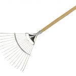 Stainless Steel Long Handled Lawn & Leaf Rake -  FSC® K/S70100062