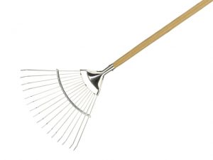 Stainless Steel Long Handled Lawn & Leaf Rake -  FSC® K/S70100062