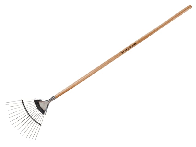 Stainless Steel Garden Life Lawn & Leaf Rake - FSC® K/S70100741 - Image 2