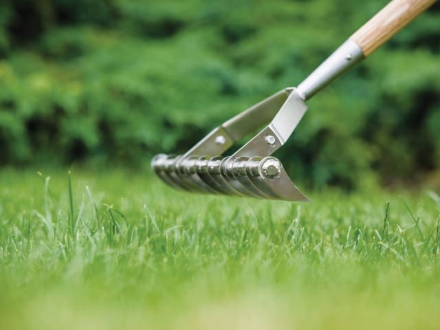 Stainless Steel Long Handled Scarifying Rake - FSC® K/S70100902 - Image 2