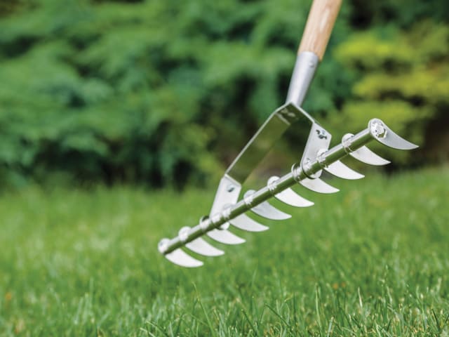 Stainless Steel Long Handled Scarifying Rake - FSC® K/S70100902 - Image 3