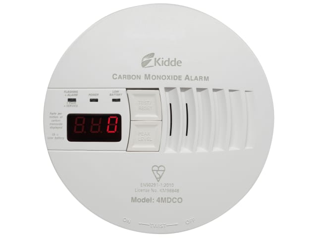 4MDCO Professional Mains Digital Carbon Monoxide Alarm 230 Volt KID4MDCO