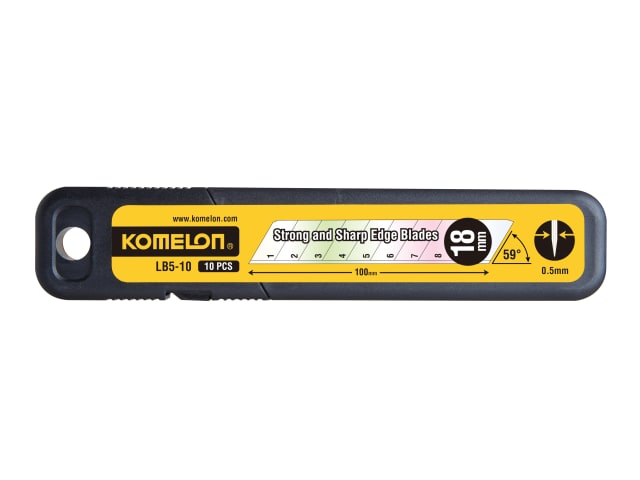 Snap-Off Blades 18mm (Pack 10) KOMLB510