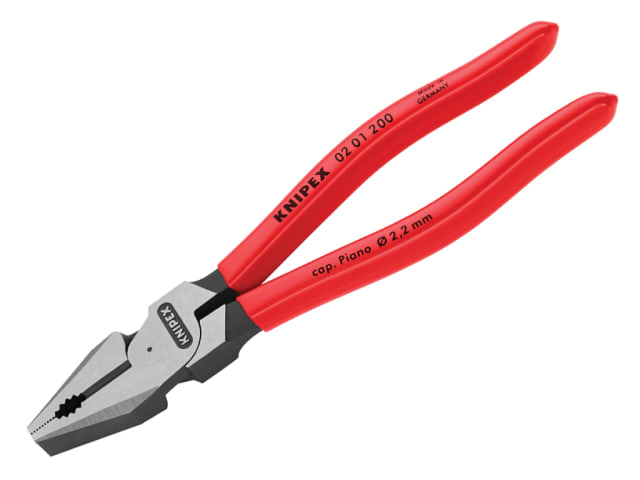 High Leverage Combination Pliers PVC Grip 200mm (8in) KPX0201200