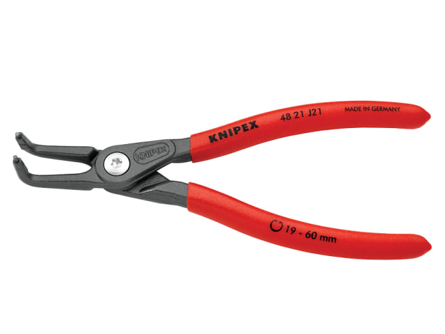 Precision Circlip Pliers Internal 90° Bent 19-60mm J21 KPX4821J21 - Image 2