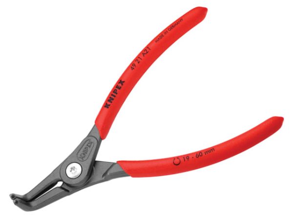 Precision Circlip Pliers External 90° Bent Tip 19-60mm A21 KPX4921A21