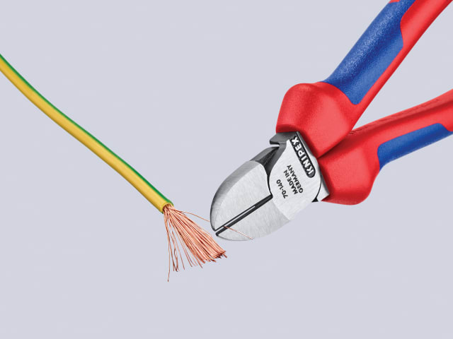 Diagonal Cutters Comfort Multi-Component Grip 140mm (5.1/2in) KPX7002140 - Image 4