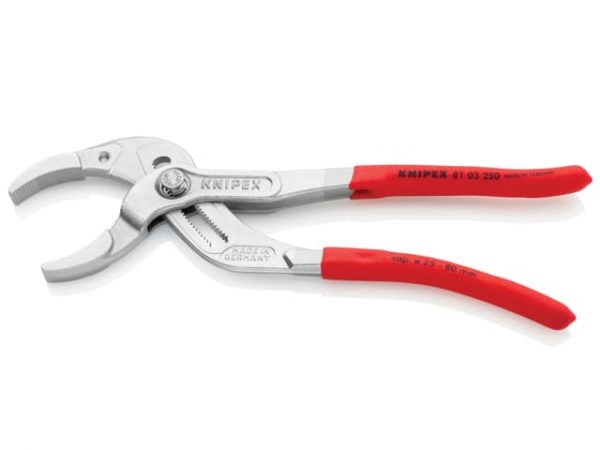 Plastic Pipe Grip Pliers Chrome 250mm - 80mm Capacity KPX8103250 - Image 2
