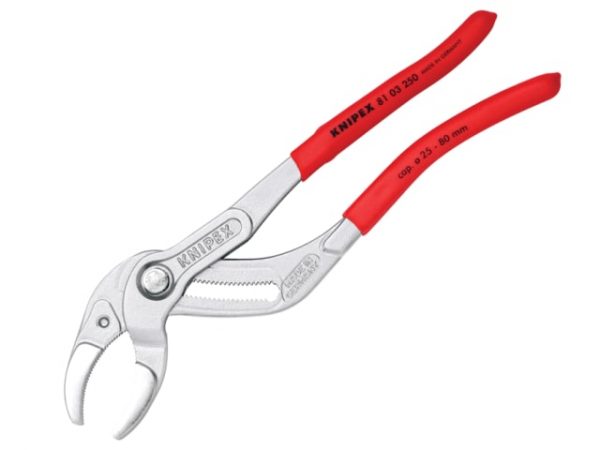 Plastic Pipe Grip Pliers Chrome 250mm - 80mm Capacity KPX8103250 - Image 3