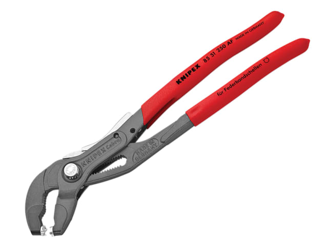 Spring Hose Clamp Pliers with Locking Device 250mm Capacity 70mm KPX8551250AF