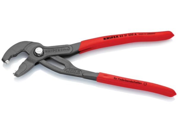 Spring Hose Clamp Pliers with Quick-Set Adjustment 250mm Capacity 70mm KPX8551250A - Image 2