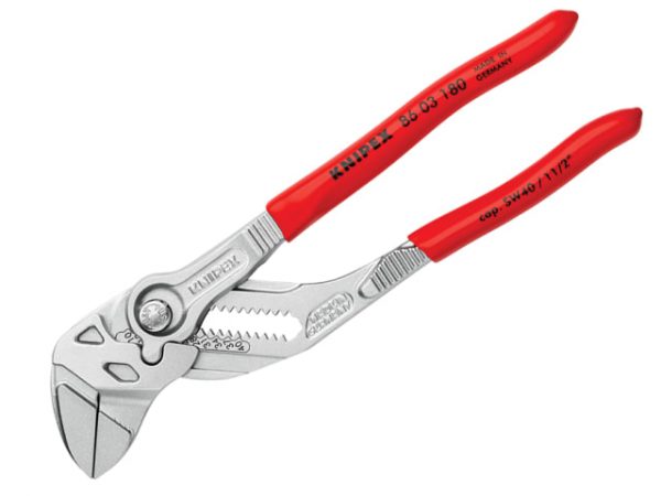 Pliers Wrench PVC Grip 180mm - 40mm Capacity KPX8603180 - Image 3