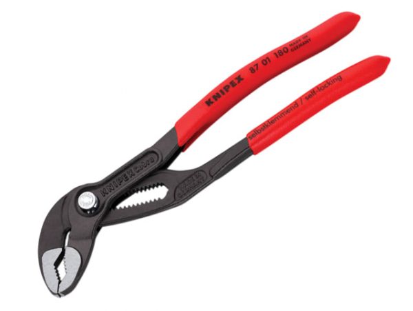 Cobra® Water Pump Pliers PVC Grip 180mm - 36mm Capacity KPX8701180