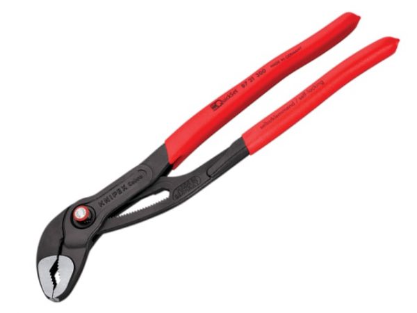 Cobra® Quickset Water Pump Pliers PVC Grips 300mm - 70mm Capacity KPX8721300