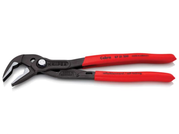 Cobra® ES Extra Slim Water Pump Pliers PVC Grip 250mm - 34mm Capacity KPX8751250 - Image 2