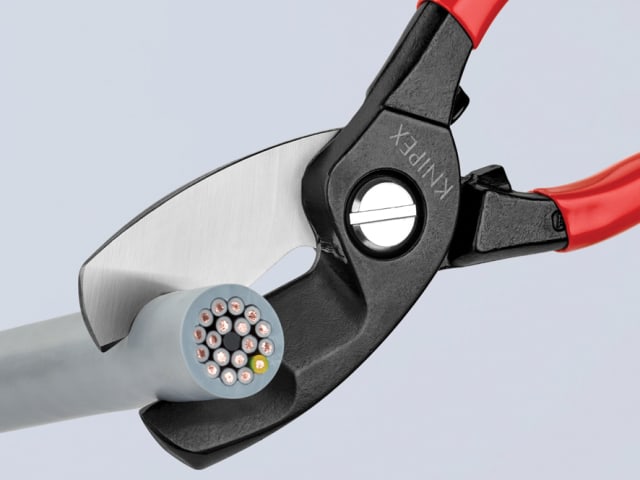 Cable Shears Twin Cutting Edge PVC Grip 200mm (8in) KPX9511200 - Image 4