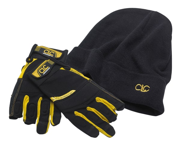 CLC ProTradesman Fingerless Gloves + Beanie Hat KUNFLGLOVE