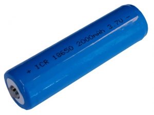 Rechargeable 18650 Li-ion Battery 3.7V 2000mAh L/HSB372000